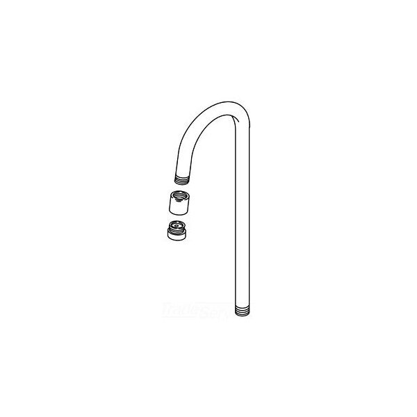 Kohler Spout Assy, Gooseneck 23102-CP - main